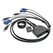 Eaton B032-VU2 EATON TRIPP LITE SERIES 2-PORT USB/VGA CABLE KVM SWITCH WITH CABL