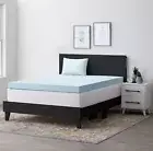 2" Mattress Topper Cooling Gel Memory Foam Mattress Pads & ToppersKing...