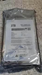 3TB SATA III 3.5" Internal Hard Drive - 64MB Cache, 7200 RPM
