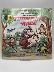 The Story Of Thumpers Race Vinyl And Book Sealed Disneyland 1970 Walt Disney
