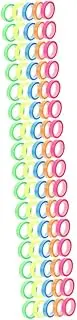 SHOWERORO 4sets Masking Tape Multiple Colours Safe Non-Toxic Book Tabs Page Markers Highlighting Tapes 20rolls*4