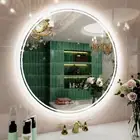 Round Backlit Vanity Bathroom Mirror LED Illuminated Lighting Fogless Mirror AU