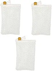 MERRYHAPY 3 Pcs Net Soap Storage Maker Pouch Drawstring Handmade Soap Holder Exfoliating Random Color