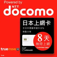 在飛比找momo購物網優惠-【citimobi】日本上網卡8天吃到飽(Docomo訊號)
