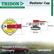 Tridon Recovery Safety Lever Radiator Cap for Leyland Mini Moke P76