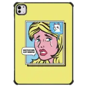 iPad Pro 11-inch (M4) iPad Impact Case Notice Me, Cat Senpai