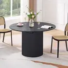 Expandable Dining Table,Solid Top Extending Table Modern Kitchen Table, Leisure