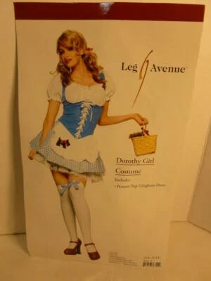 NEW Sexy Womens Wizard of Oz Dorothy Costume Sz Small Leg Avenue HA177
