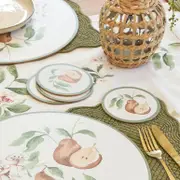 Pear Blossom Cork Coaster 6 Pack [MUSLPEACPW25]