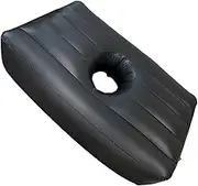 Amagogo Inflatable Mattress Pregnancy Mattress Multipurpose Sleeping Butt Lift Recovery Bed, Inflatable Pregnancy Pillow for Bedroom, Black