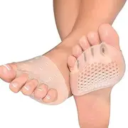 Gel Toe Separator, Metatarsal Cushion Toe Separators, Breathable & Soft Gel, Toe Spacers, Forefoot Pads, Great for Blisters, Forefoot Pain, Foot Care Toe Spacer Bunion, Toe Corrector for Women Men (C