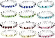 [PPX] Toe Ring Set for Women, Vintage Open Ring, Adjustable with Beautiful Box (Diamond/12 Pieces), Alloy