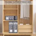 Bed Sheet Organizer with Clear Window Oxford Cloth Bed Sheet Storage Box qiyDQ
