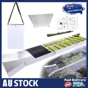 Gold Panning Kit With Sluice Box 50" Aluminum Gold Mining Equipment AU