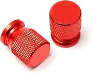 jininghaibo Aluminum Motorcycle Tyre Valve Cap Dustproof Compatible with DERBI(RED 1)