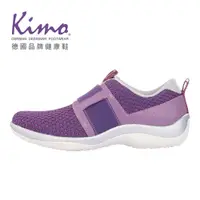 在飛比找蝦皮購物優惠-【Kimo】針織牛皮簡易粗帶休閒鞋 女鞋（香檳紫 KBBWF
