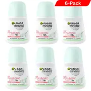 6 x Garnier Mineral Hyaluronic Care Anti-perspirant Deodorant Roll On Women 50ml