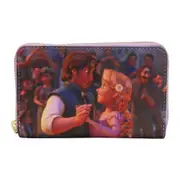 Tangled Princess Scenes Zipped Around Wallet/Purse