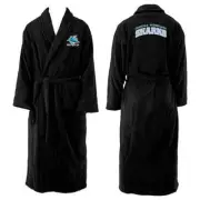 Cronulla Sharks NRL Adult Polyester Dressing Gown Bath Robe