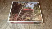 VINTAGE Whitman Puzzle Forest Bridge 1000 Pieces 1980s...SEALED/NEW