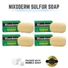 4 x 100g NIXODERM Sulfur Soap For Relief Of Common Skin Problems Vegetable Base