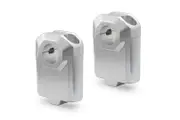 SW-Motech Bar riser for Ø 22 mm handlebar - H=50 mm. Silver.