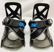 Burton Kid's Grom Disc Snowboard Bindings Black Medium NEW