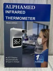 ALPHAMED Wall-Mounted No Touch Infrared Thermometer with Fever Alarm