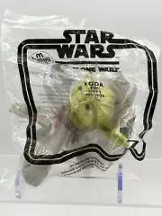 Talking Yoda No. 7 Happy Meal Toy McDonalds 2008 Sound Works! New Sealed