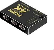 5 Port HDMI Splitter Switch Switcher Hub Box HDTV Ultra HD 4K 60Hz with Remote, for HDTV and Gaming