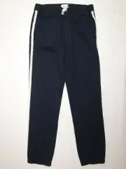 Old Navy Taping Jogger Pants Boys Xlarge (14-16) Ink Blue Stripes Built-In Flex