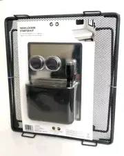 Locker Starter Kit w/10" Mesh Shelf, Magnetic Cup, 2 Magnets, Mirror, Marker