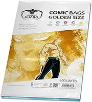 [Ultimate Guard] Comic Bags - Golden Size, 100-Pack - Premium Protection for Comic Book Collectors