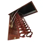 NEW Ceiling Ladder Pulldown Attic Folding Loft Ladder Extension Stairs 80X90cm