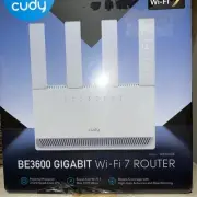 Cudy Dual Band BE3600 Wi-Fi 7 Router WR3600E 4 Gigabit Ports, 2.0 GHz Quad Core