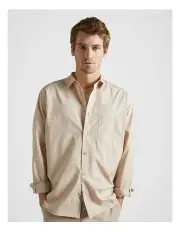 [Fine Day] Classic Shirt in Beige