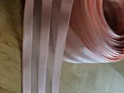 Elegant Peach Sheer Offray Ribbon Satin 1 1/2" 5 Yards Wedding Bridal
