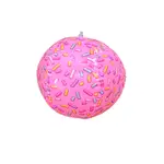 【HEALGENART】粉紅巧克力沙灘球 充氣沙灘球 充氣球 沙灘排球 遊戲球 巧克力球 海灘球 可愛充氣球 海邊