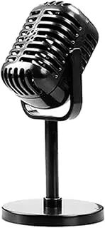Microphone Model, Retro Microphone -Prop Model, Vintage Microphone Toy - Props T Model Antique Props Microphone Party Low H Play Stage Table Decoration