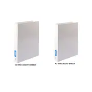 Bantex 4 D-Ring Insert Binder White 38mm A3 - Portrait