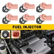 6x Flow Fuel Injector Fit 1999-2002 Nissan Quest / 1997-2000 Infiniti QX4 3.3L