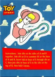 TOY STORY SERIES 1, 1995 SKYBOX PIXAR, CONSTRUCTION CARD # 86, BO PEEP