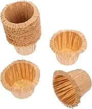 FUNOMOCYA 30Pcs Portable Baking Cups Cupcake Liners for Parties Showers and Weddings High Grade Muffin Cups Oil Resistant and Heat Even Baking
