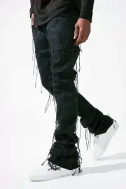 Jordan Craig Martin Stacked Wilder Denim(Noir) JTF1151-SIZE 30