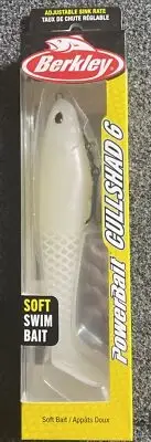 Berkley PowerBait CullShad 6 Inch•Albino