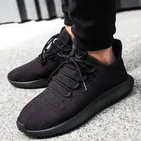 在飛比找蝦皮購物優惠-Adidas Tubular Shadow 全黑 編織 小3