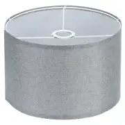 Lamp Shades for Table Floor Lamps 12"x8" Assembly Linen Drum Lampshade Gray