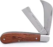 paxlloonge Grafting Knife, Stainless Steel Foldable 2-Blade Garden Knife, Multi-Functional Pruning Knife for Gardening, Harvesting, Pruning Shrubs and Plants