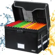 Fireproof Document Box, Fire Proof Safe Boxes for Home, File Storage Organizer