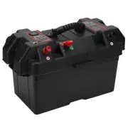 Battery Box Cover MultiFunction With USB Power Voltmeter Sockets For Outdoor New